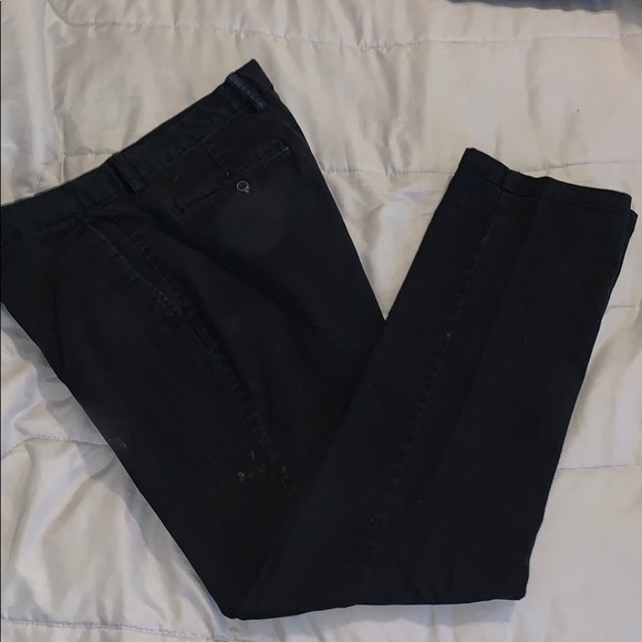 OLD NAVY 33 x32 black pants ULTIMATE SLIM - Picture 1 of 4